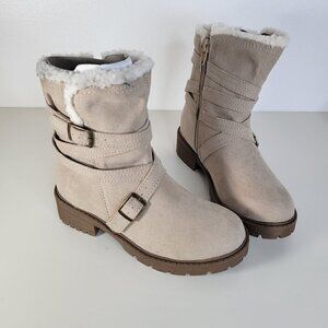 STEVE MADDEN Cozy Boots Taupe | 1 Little Kid Girl